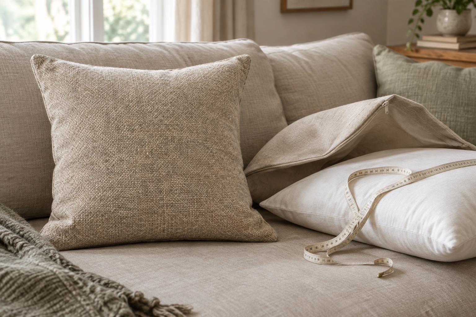 How to Size Cushion Covers for a Full, Comfortable Fit