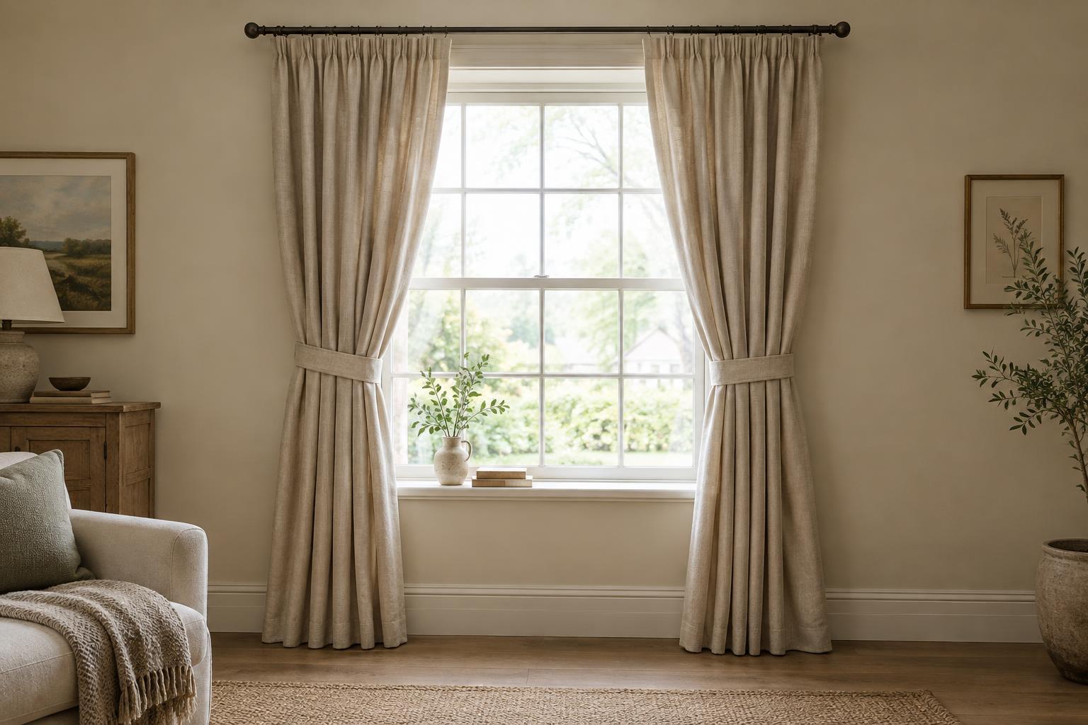 Using Tiebacks and Holdbacks Without Distorting Curtain Panels