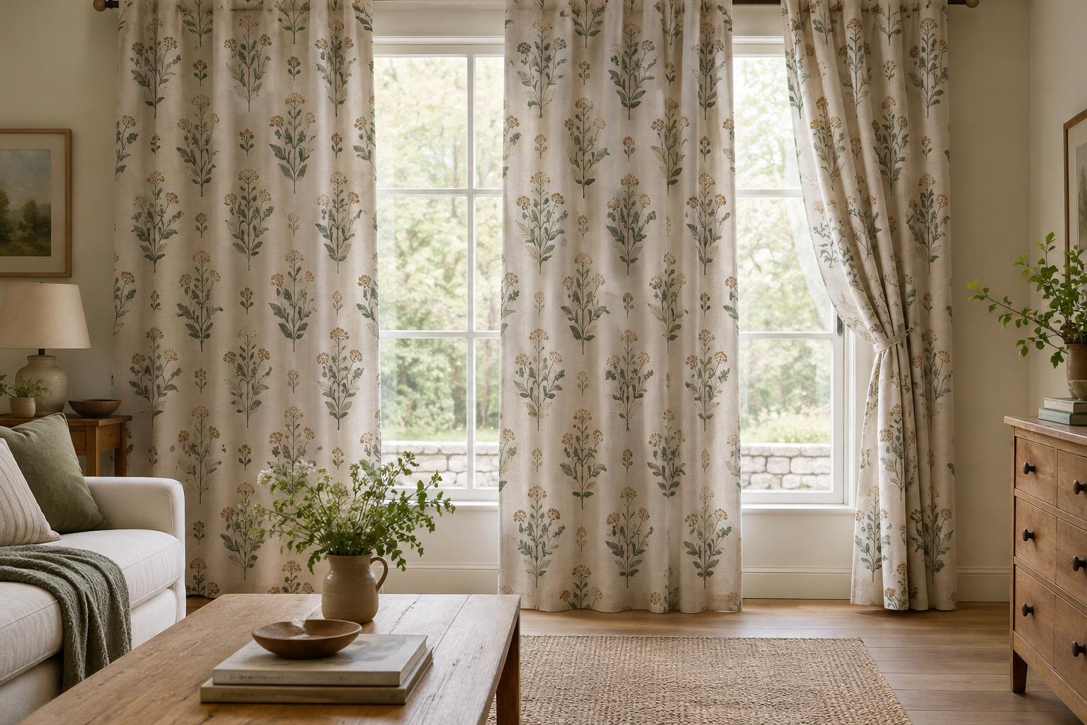 How to Match Patterned Curtains Across Multiple Panels