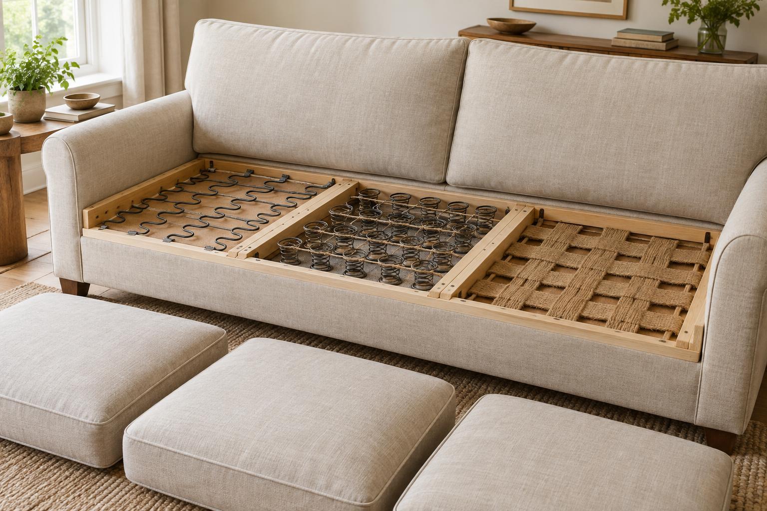 Sinuous Springs, Coil Springs and Webbing: Comparing Sofa Seat Support