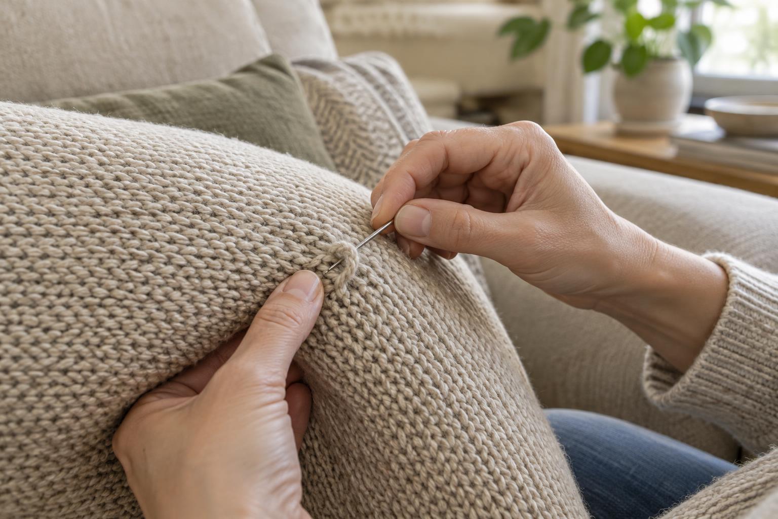 How to Fix a Snagged Thread Without Cutting It